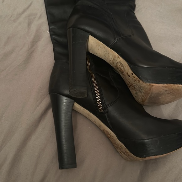 Michael Kors. Black Boots. Worn. Size 6.5 - Picture 3 of 3